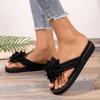 Fingered Flip Flops, Women's, Plus Size, Floral, Flat Bottomed Slippers, Sandals, Summer New Styles, Couple Sandals