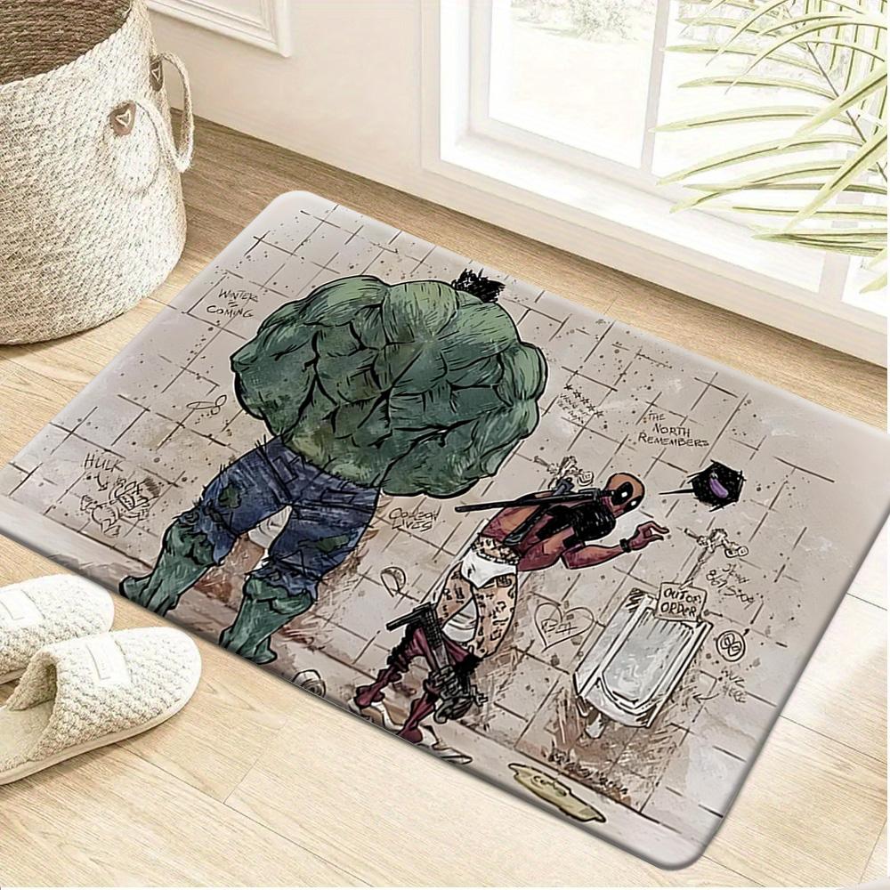 1pc, Floor Mat, Superhero & Classic Hero Themed Doormat, Multiple Sizes, Suitable for Living Room, Bathroom, Kitchen, Hotel,
