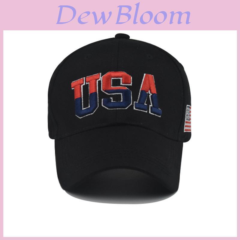 Klassieke Baseballpet met USA Borduurwerk en Verstelbare Pasvorm voor Mannen Zomer Casual Kleding