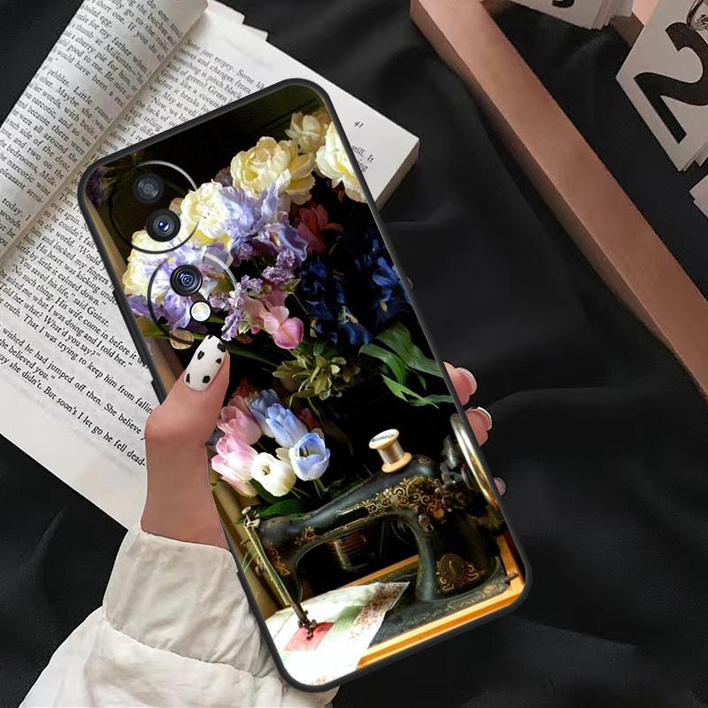 Sewing Machine For Honor Magic 5 6 7 8 Pro Case For Honor 200 400 70 90 Lite X8c X8b X9a X9b X9c X9d Win RT