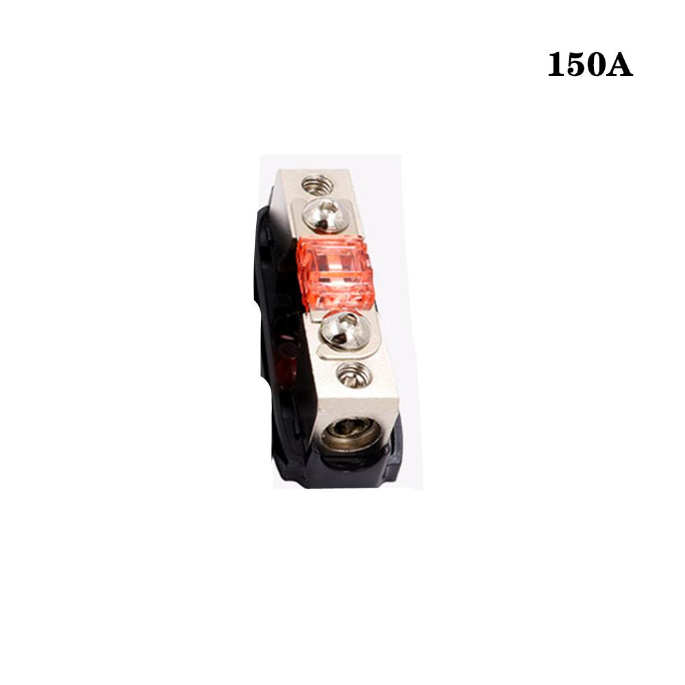 Car audio fuse power fuse holder 30-150A stereo audio single-way AGU fuse holder distribution block fuse box boats fuse Fuse Holders1