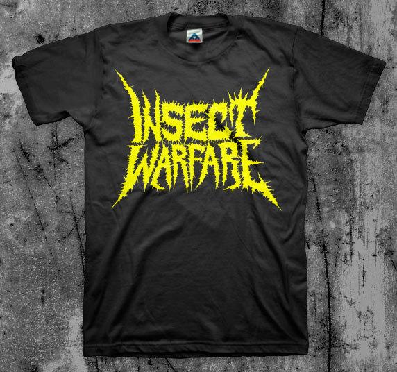Insect Warfare  Yellow Logo  T Shirt Unisex T-Shirt M