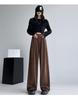 Damskie Luźne Spodnie Casualowe z Szerokimi Nogawkami na Wiosnę i Jesień 2025