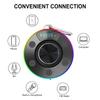 LED Illumination Bluetooth-compatible Floating Speaker Waterproof Portable Pairing Rechargeable Pool Light For Outdoor