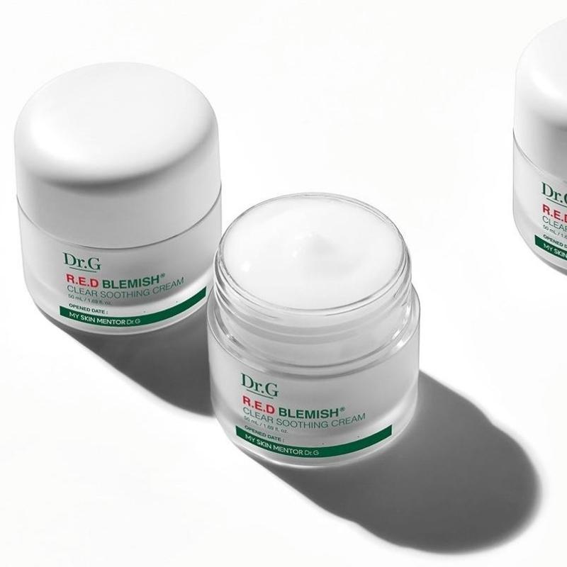 Dr.G Red Blemish Clear Soothing Cream 120ml (50ml X 2ea + 10ml X 2ea)