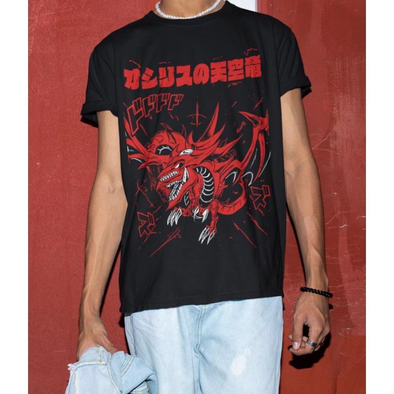 

Тренд Лето 2025 Косплей Аниме Футболка Слифер Небесный Дракон Синеглазый Ультимативный Дракон Ю Ги О Аниме Подарок Футболка Графические Футболки 4XL