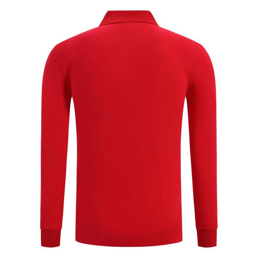 Camel Spring and Autumn New Embroidery Men's and Women's High Quality 100 Cotton Polo Long Sleeves Breathable and Comfortable