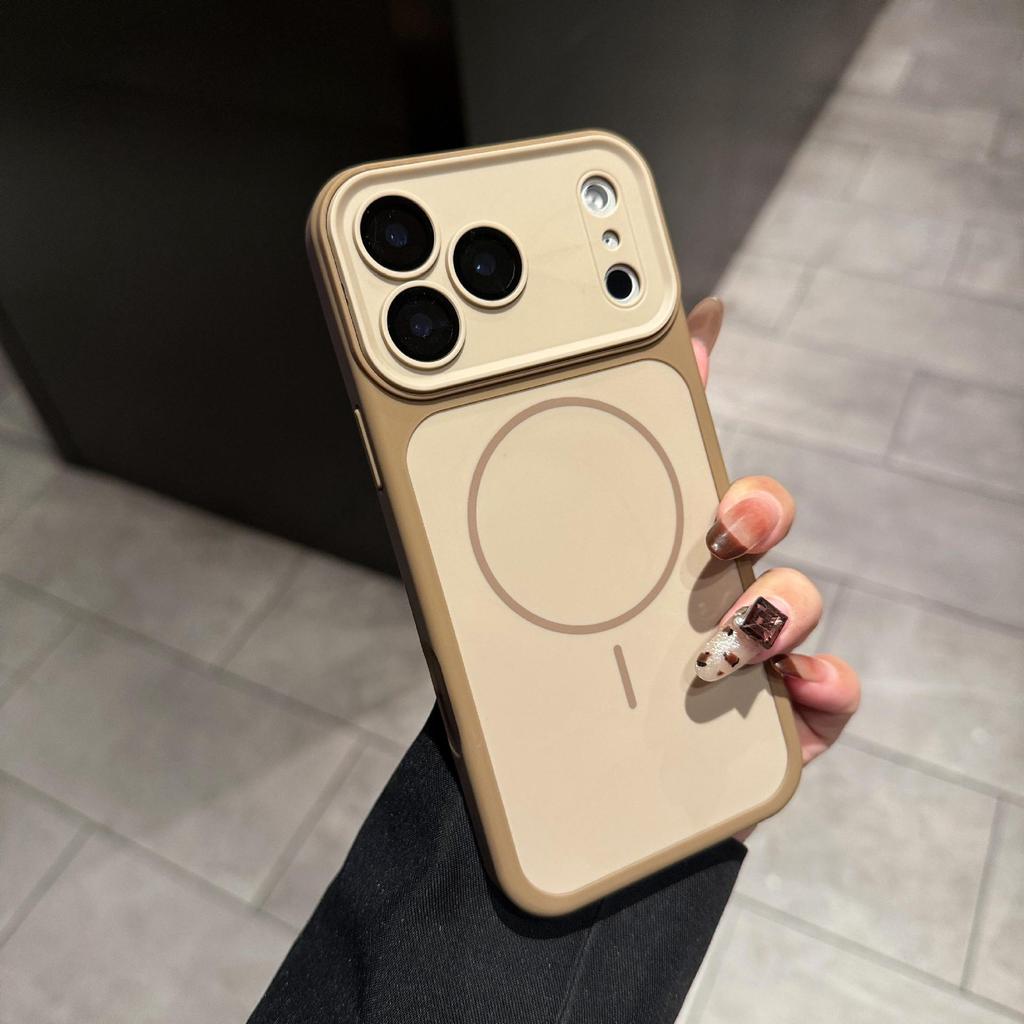 Color-Block Magnetic Protective Case for iPhone 17/16 Pro/15 Pro Max