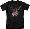 Bon Jovi Heart Sword Wings Graphic T-shirt