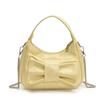 Gentle Bow Handbag Bag Women's Summer Fashion Solid Color Chain Single Shoulder Messenger Bag Tide