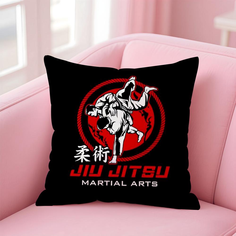 Sportovní Judistické Bojové Umění Povlak na Polštář Domů & Auto Víceúčelový Povlak na Polštář - Oboustranný, Měkký & Odolný pro Každodenní Použití