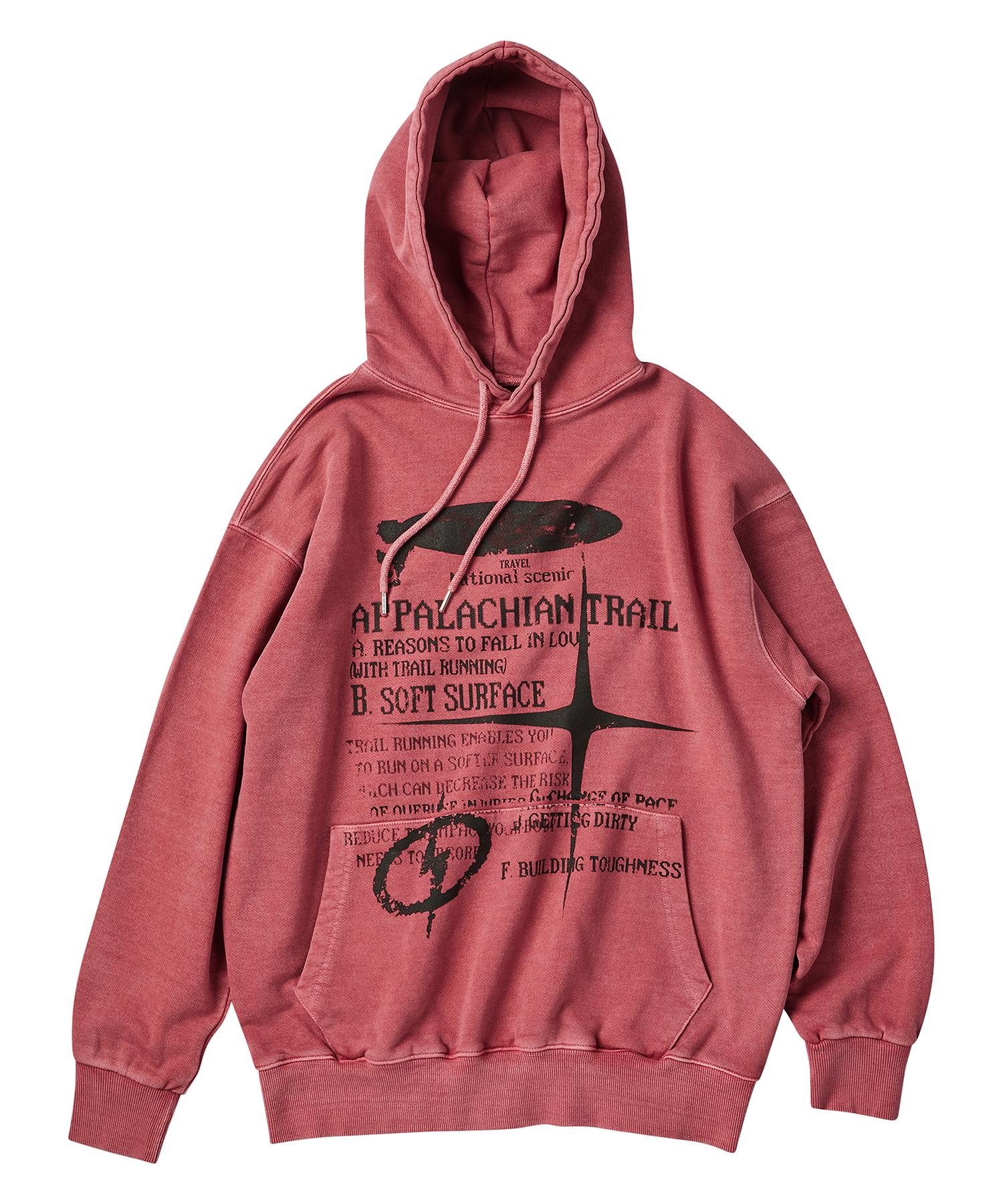 Travel Reason Trail Pigment Hoodie Sangria Red Sangria Red/Small