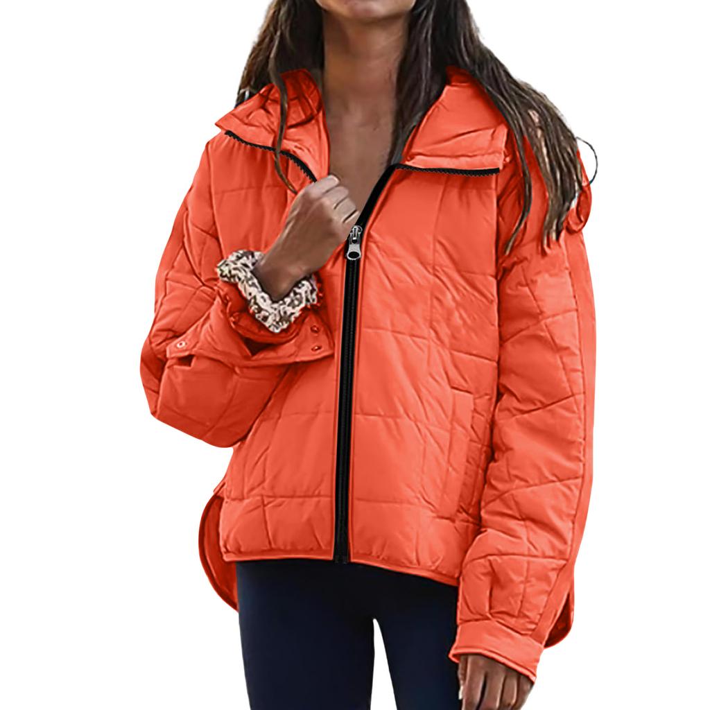 Womens Jacket Winter Warm Packable Lightweight Oversized Long Sleeve Hooded Coats With Pocket