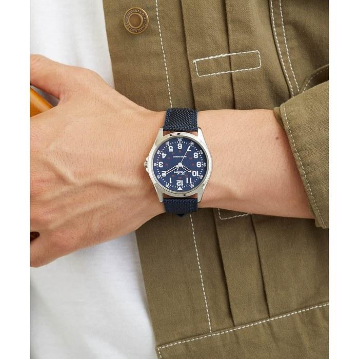 [Citizen Q&Q] Men's Watch Waterproof (Navy / Leather Band) Analog Watch (Water Resistant / Easy-to-Read Dial) QB38-315