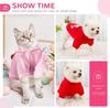 Autumn Winter Dog Clothes for Small Medium Dogs Girls,Fleece Lined Dog Hoodies Sweater Puppy Sweatshirt Chihuahua Yorkie Apparel
