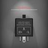 12v 3 Pin Adjustable LED Flasher Relay Motorcycle Turn Signal Lights LED Flashing Converter Tool Electronics Regulator Kit