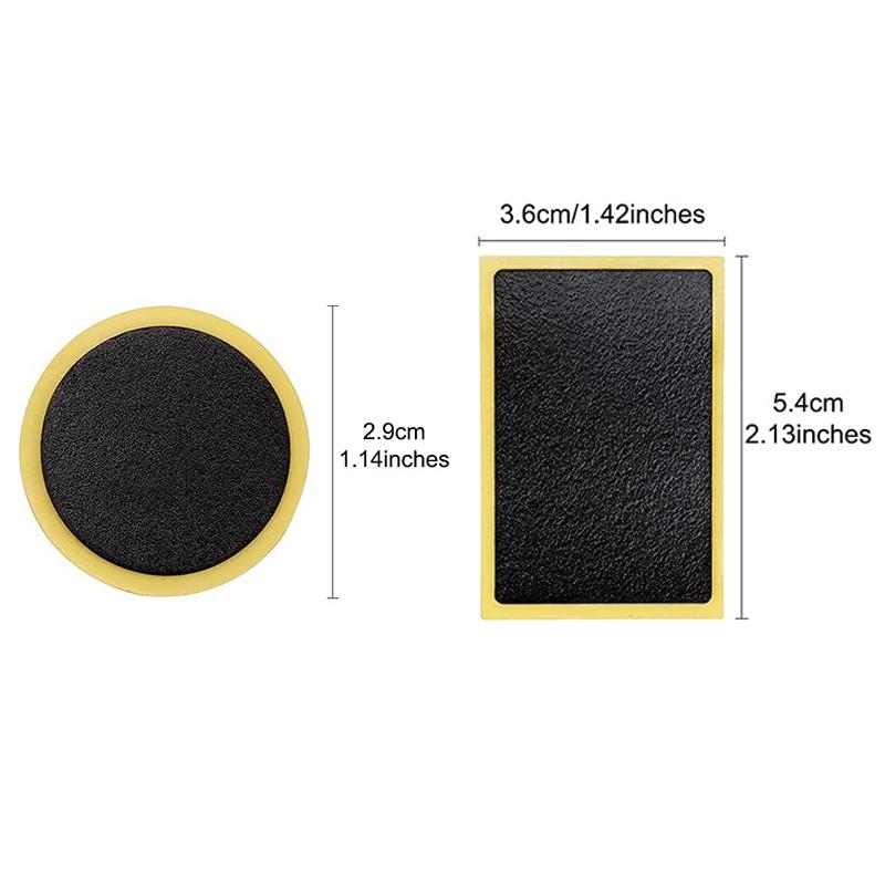 1/10Pcs Round Bicycle Tire Patches Mountain Bike Tire Patch Tools No-glue Adhesive Quick Drying Bicycle Repairing Accessories
