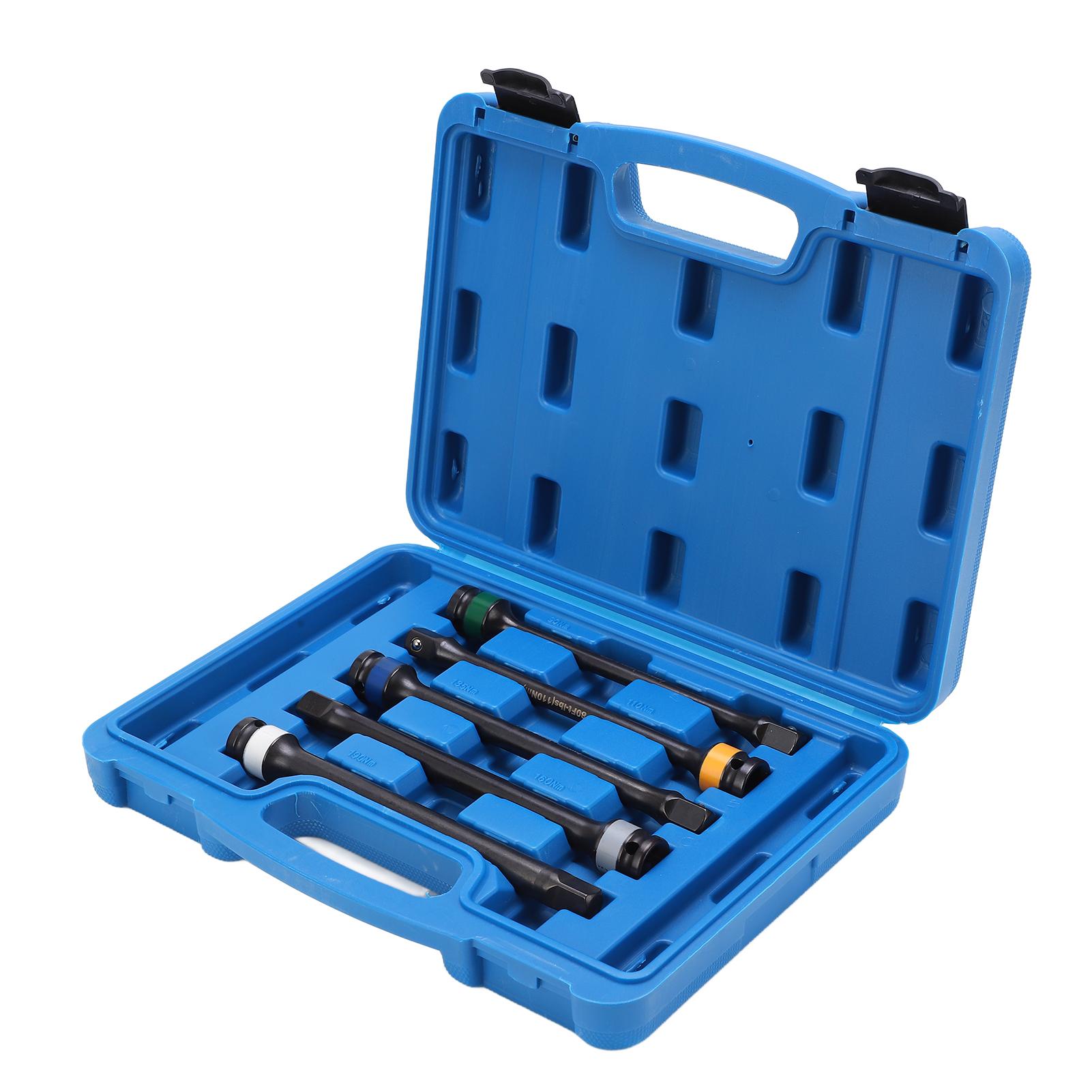 

5PCS 12in Pneumatic Torsion Limiting Extension Bar Set Pneumatic Power Tools Universal