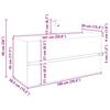 Bathroom Vanity Unit with Built in Basin and Faucet