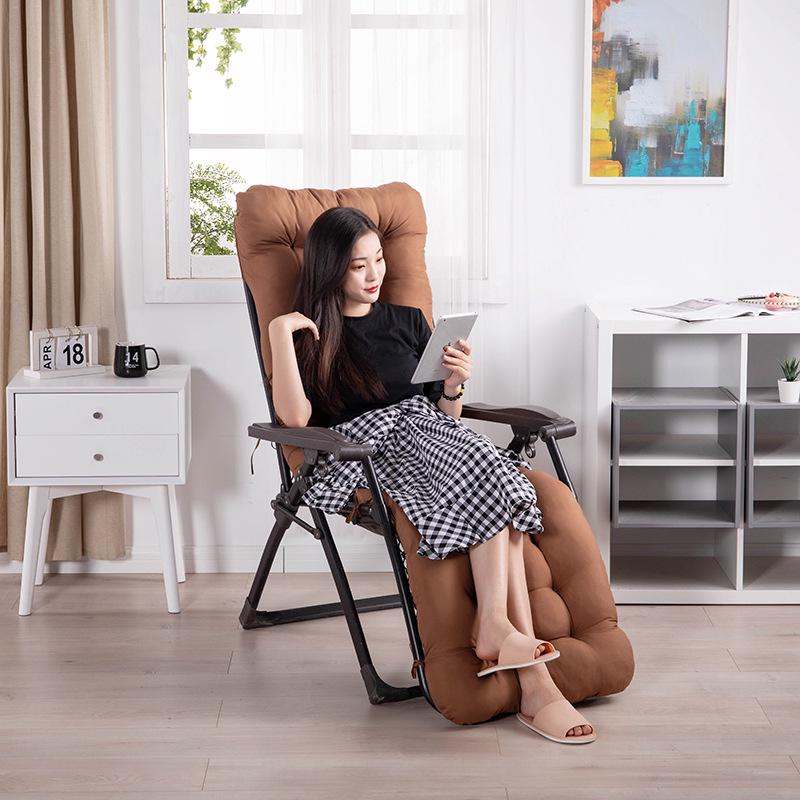 Summer Recliner & Rocking Chair Cushion: Thickened Pad for Rattan Chair, Sofa, or Bay Window