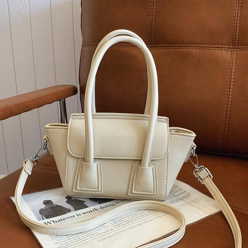 Новая модная сумка-крыло из легкой роскошной ткани с рисунком личи, портативная, на плечо, кроссбоди, женская сумка