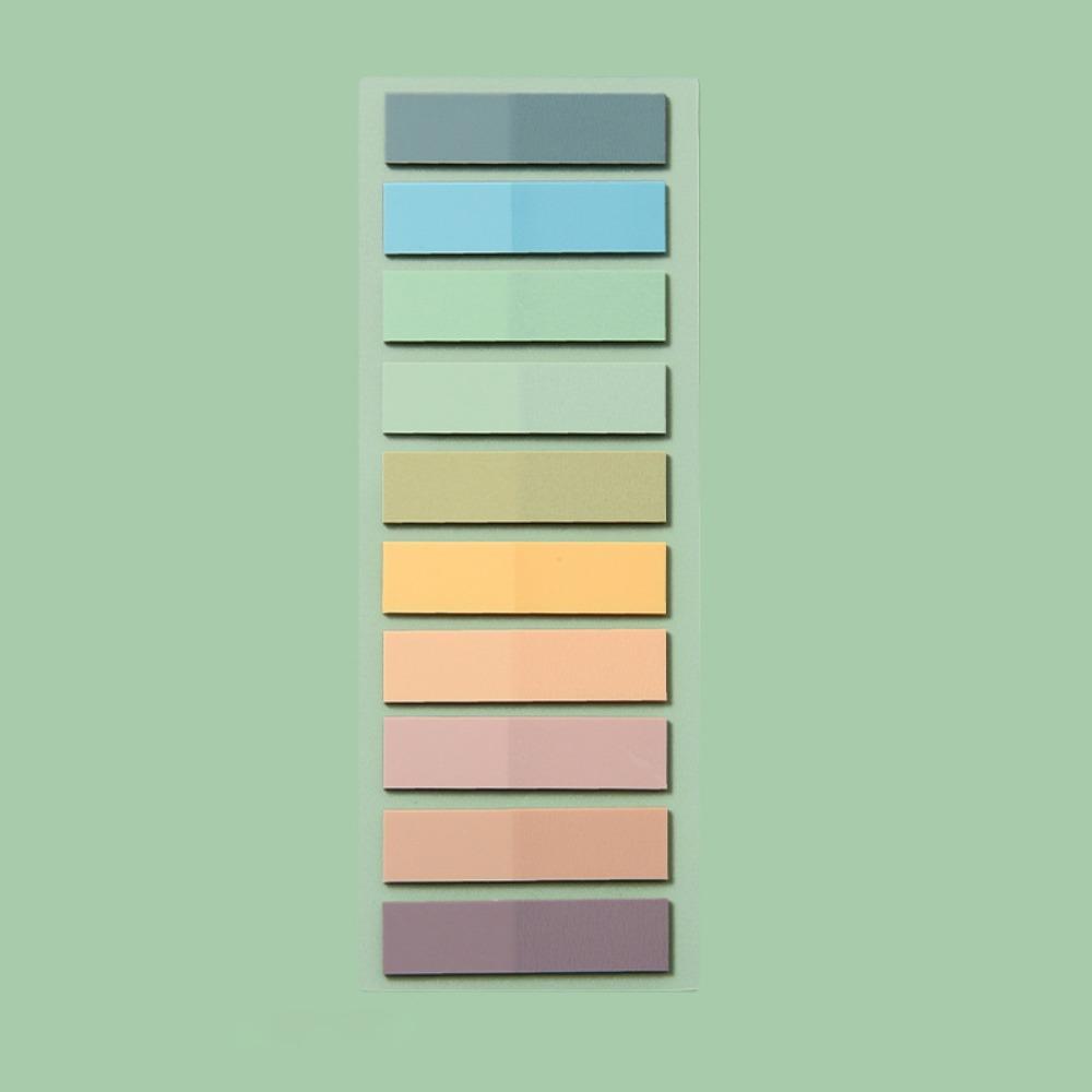 PET Material Index Sticker Translucent Page Marker European Retro Index Tabs  Organization