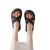 Korean Version of Thick-soled Slippers for Women's Summer Wear 2025 New High-end Versatile Casual One-word Beach Cool Slippers
