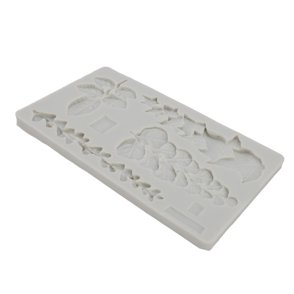 Leaf Silicone Molding Multifunctional Non Stick Easy Demoulding Leaves Molding Tray for Decors Cakes