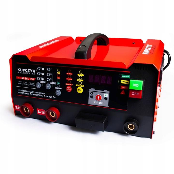Prostownik Mikroprocesorowy Z Rozruchem 6V 12V 24V 300A Gel Wet Agm Kupczyk