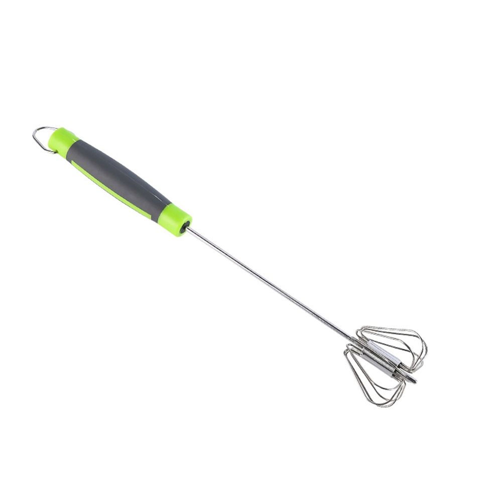 

Spin Push Cream Stirrer Manual Mixer Cake Baking Accessories Egg Beater Egg Whisk Kitchen Tools зелёный