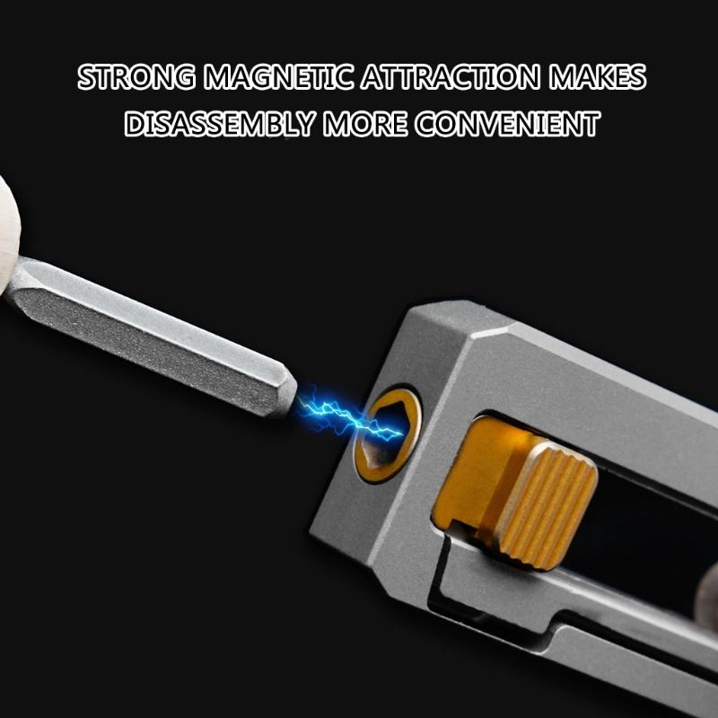 Multifunction Miniature Screwdriver with Magnetic Handle Suitable for Designers Efficient Repair Work Manual Combination