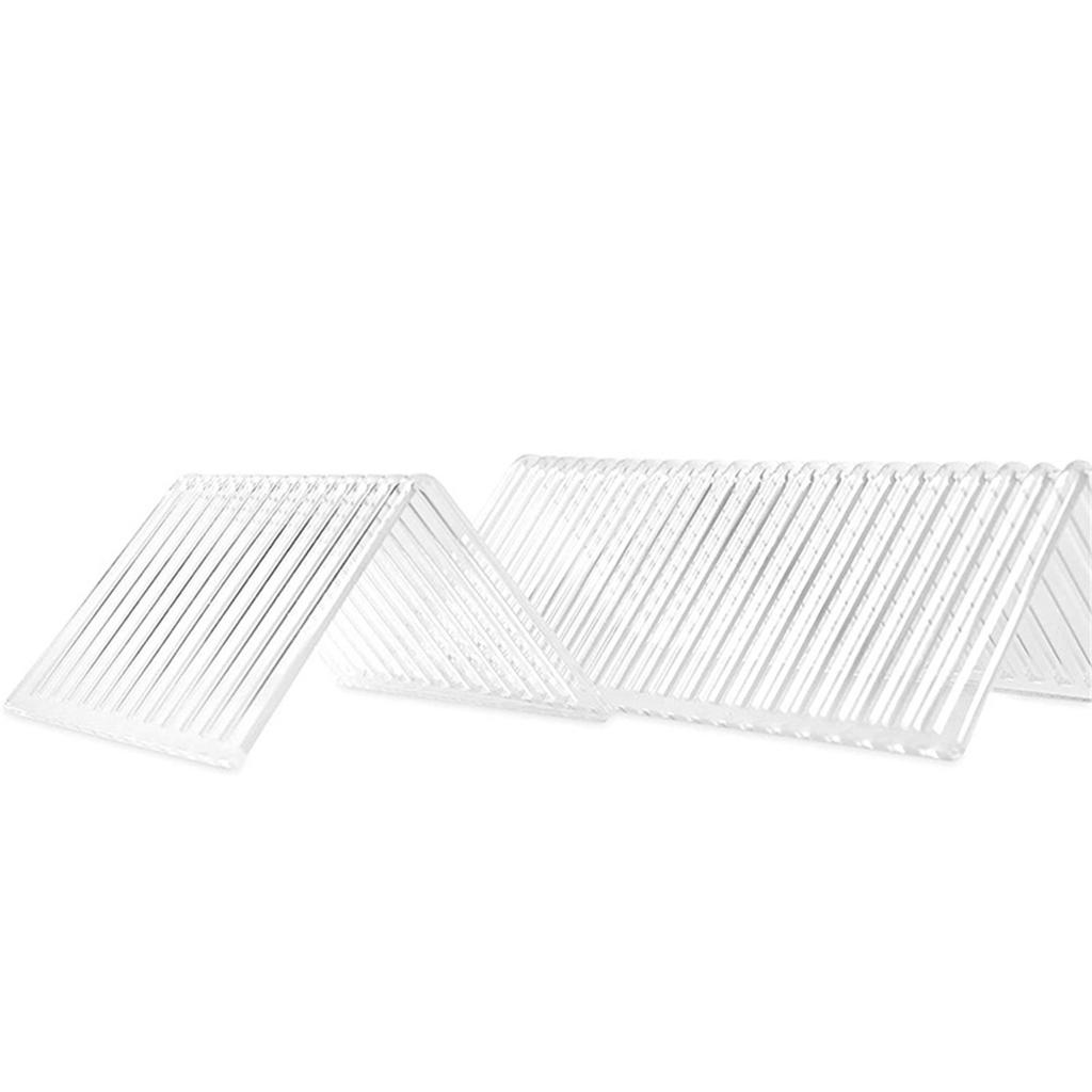 Průhledný akrylový stojan na vinylové desky Elegantní akrylový držák na desky Elegantní výstavní stojan na vinylová alba do jakékoli místnosti