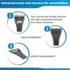 Universal Engine Hood Vent Louvers Air Scoop Bonnet Vent Air Intake Cover Carbon Look Car Parts Car Front Vent