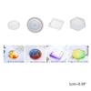 Coaster Silicone Bracket Holder Molds Geometric Shape Hexagonal Square Round Epoxy Resin Bracket for DIY Decoration