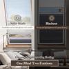 Pleated Window Blinds Temporary Window Shades Cordless Light Filtering Pleated Paper Shades Room Darkening Blind for Home Office