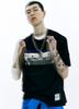 OURPOCKETS Grid President Maskman T-Shirt (Z Black)