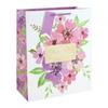 Eurowrap Floral Pattern Happy Birthday Gift Bag (Pack of 6)