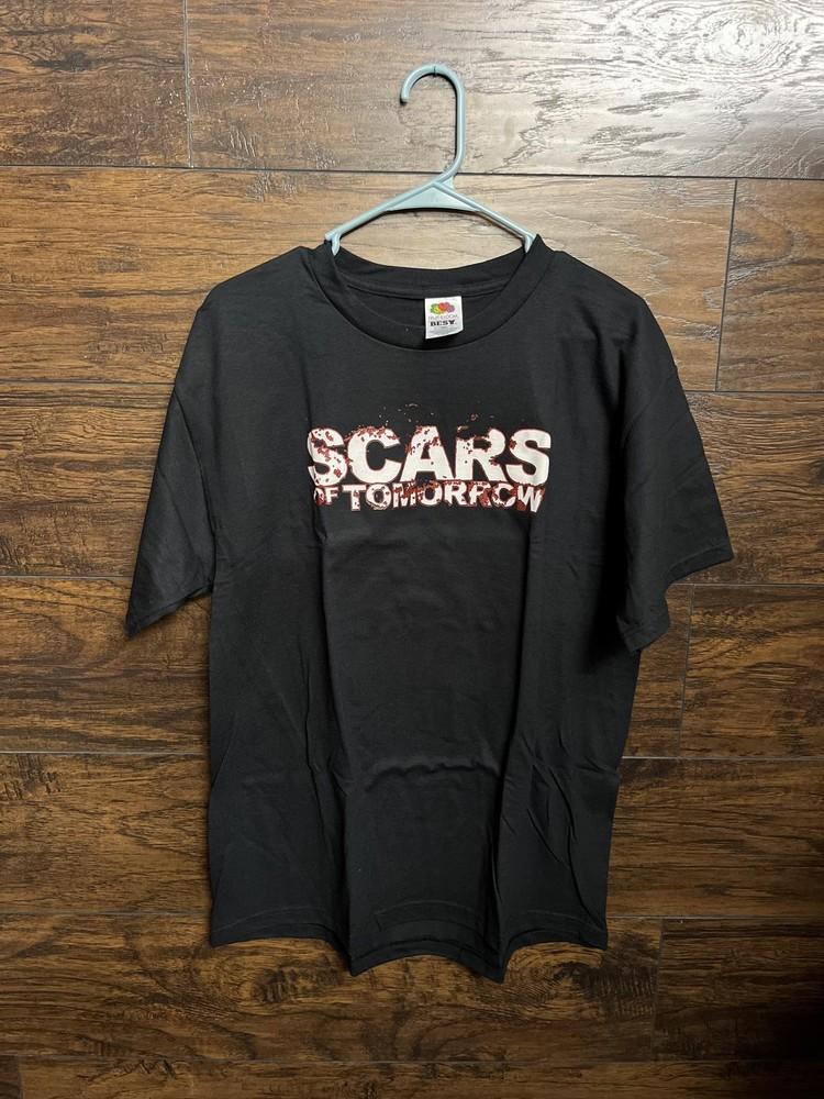 VTG Scars of Tomorrow Band T-shirt - 2 Sided Scars Shirt - L Unisex T-Shirt XL