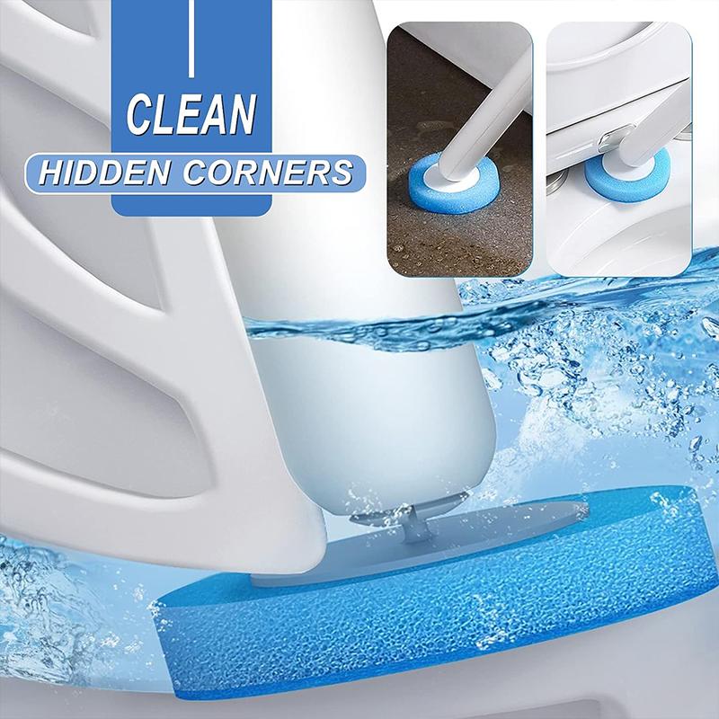 Disposable Toilet Cleaning Brush Set, Toilet Brush, Wall Mount Toilet and Bathroom Cleaning with Storage and Disinfecting Refill Heads