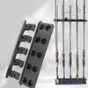 Fishing Poles Display Storage Rack Replacement 10 Holes Fishing Rod Holder Poles Stand 10 Rod Capacity Poles Holder