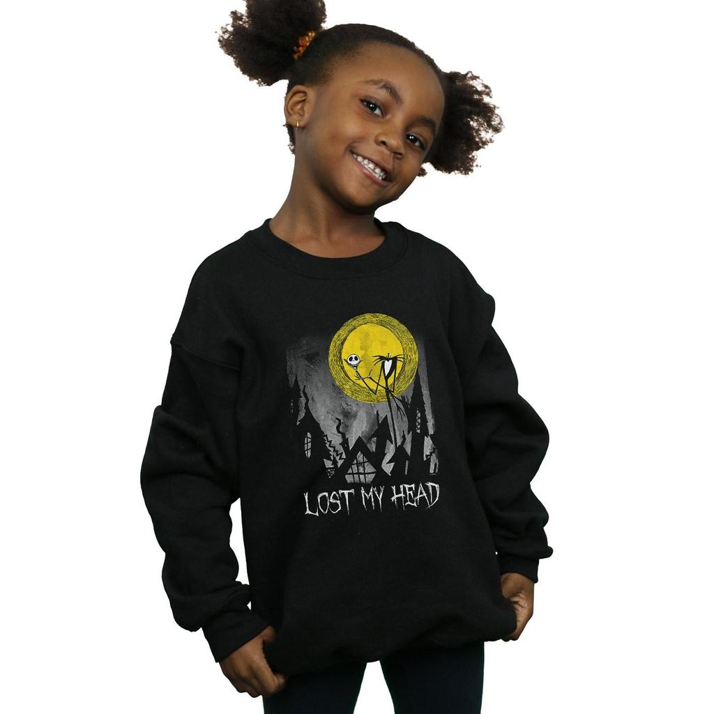 Disney Girls Nightmare Before Christmas Lost My Head Sweatshirt