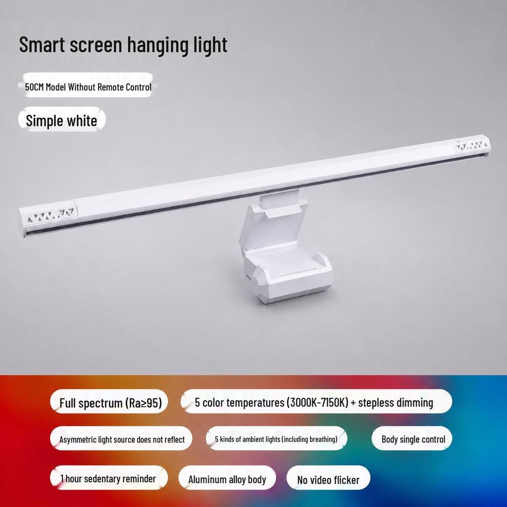 Full Spectrum LED Desk Lamp with Anti-Glare, Ra95 High Color Rendering, and Eye Protection