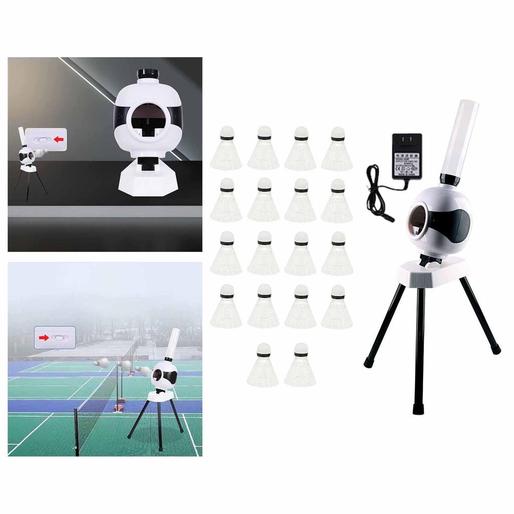 1 Automatic Badminton Serving Machine Robot Portable PVC Practice Device Suitable for