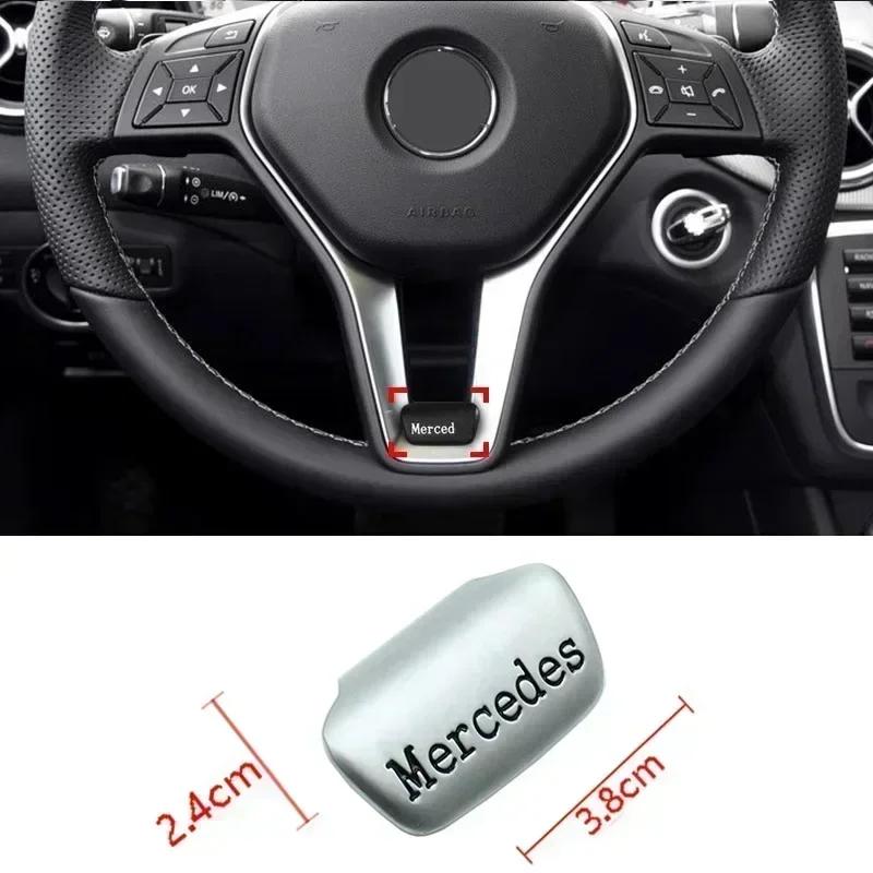 Emblemat Samochodowy Naklejka na Kierownicę Akcesoria Dekoracyjne Do Mercedes Benz AMG Brabus Smart Maybach W204 GLC CLA W205 W203 W206