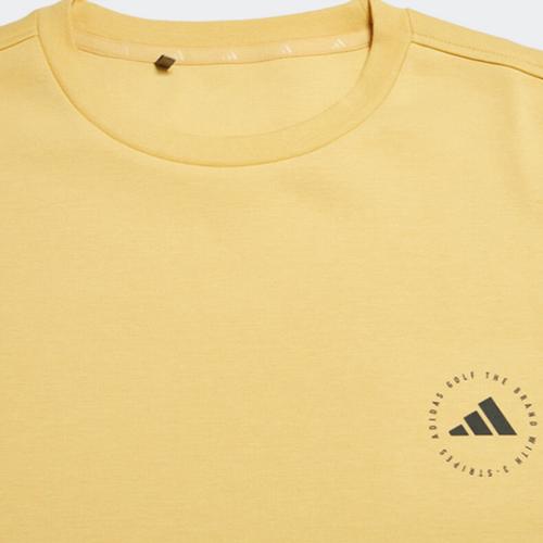 adidas Golf Apparel Series Crew Neck Long Sleeve Sweatshirt Unisex Yellow