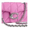 Coach Tabby 20 Logo Lettering Napa Leather Shoulder Bag Small Women shoulder bag Pink CP149-LHDB8