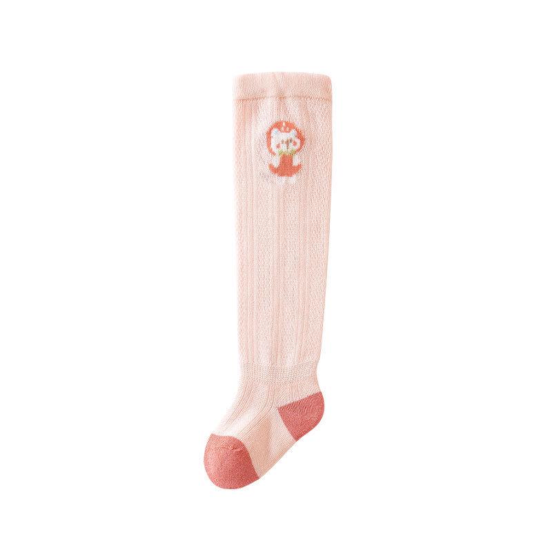 Liu Cheng Xing Baby Breathable Cartoon Mesh Over-the-Knee Cotton Socks