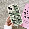 Camouflage Camo Military Army Phone Case For IPhone 16 15 14 11 12 13 Pro Max Plus Back Leather Shell