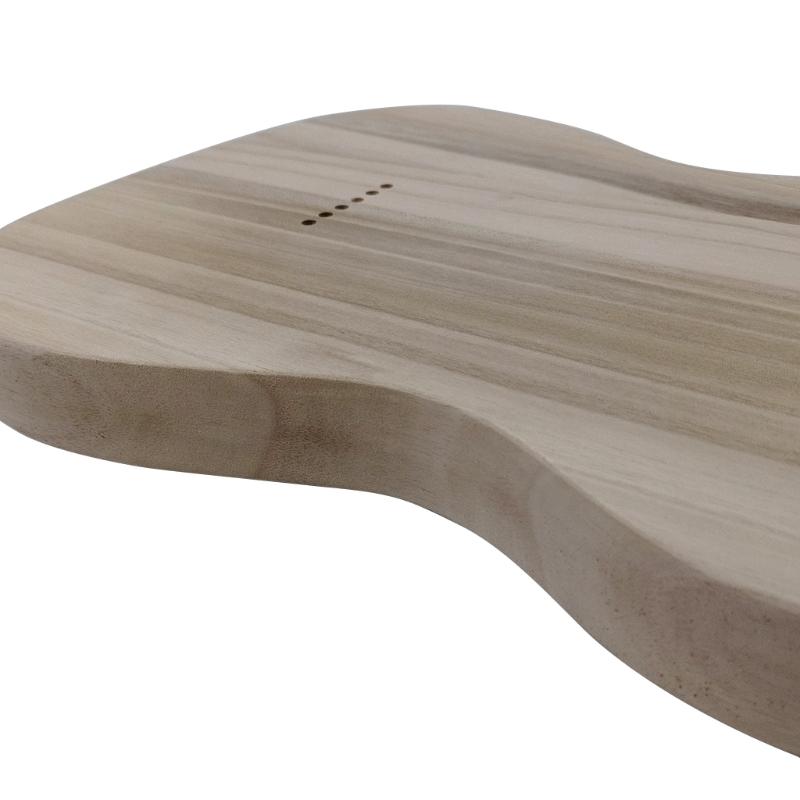 Unfertiger Gitarrenkörper Poliertes Holzart, DIY, T-Stil Gitarrenzubehör