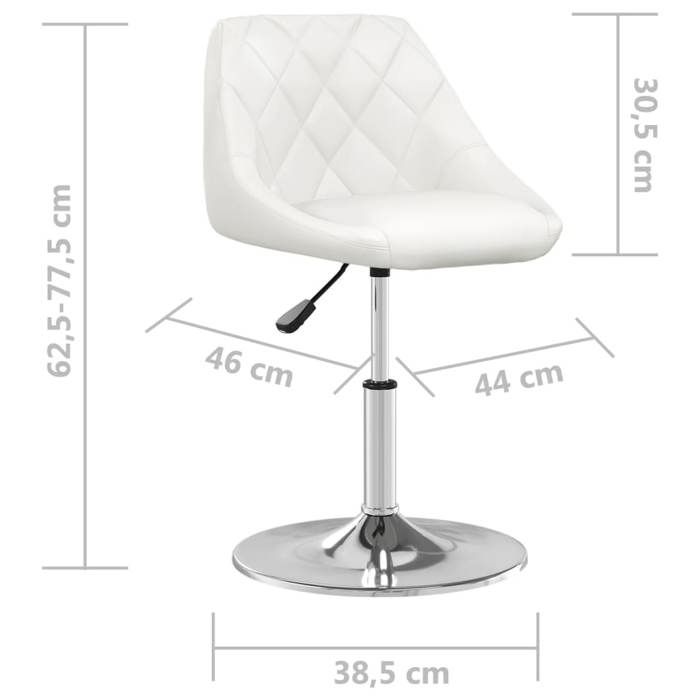 VidaXL Lot de 4 Chaises à Manger, Sièges à Dîner, Chaises de Repas, Meubles de Salle de Séjour Cuisine Maison Intérieur, 3088635